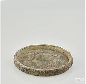 PIATTO DECORATIVO IN CEMENTO EFFETTO TRONCO