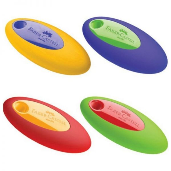 GOMMA OVAL ERGONOMICA FABER CASTELL COLORI ASSORTITI
