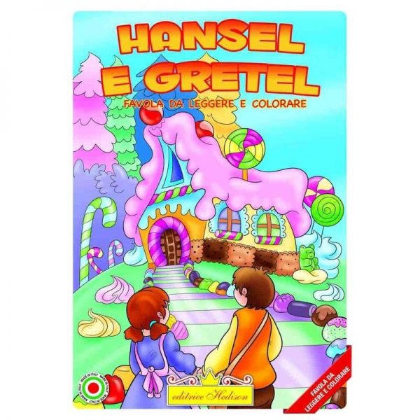 HANSEL E GRETEL FAVOLA DA LEGGERE E COLORARE