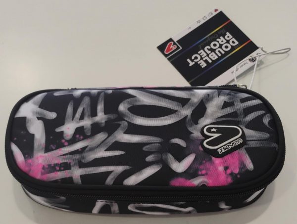 PENCIL BAG ROUND PLUS DIM PAINT GIRL